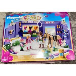Playmobil City Life Horse Tackle Shop #9401 (NEW)
